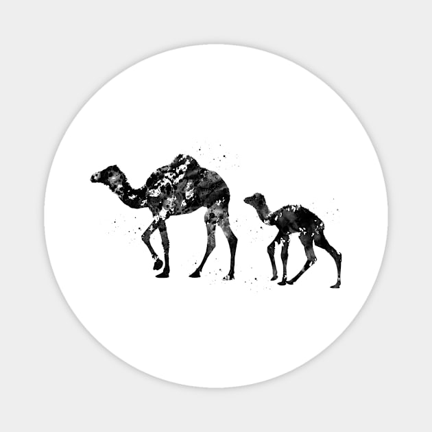 Dromedary Camels Magnet by erzebeth